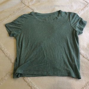 Thin striped blue tee